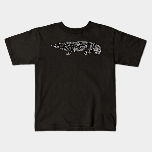 Crocodile - Alligator Kids T-Shirt by KC Happy Shop